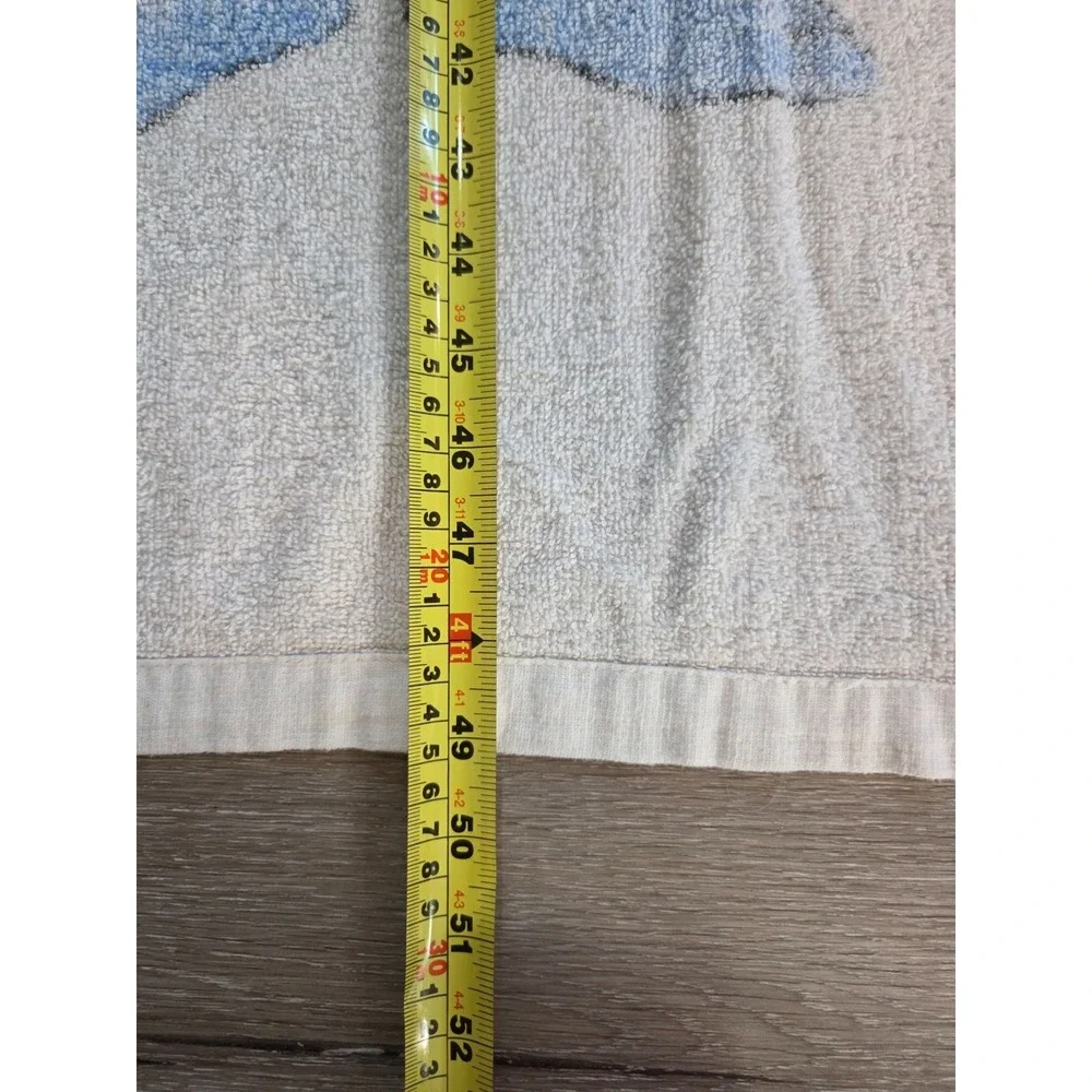 Vintage 90s Walt Disney Snow White Seven Dwarfs Beach Towel Franco 49x24